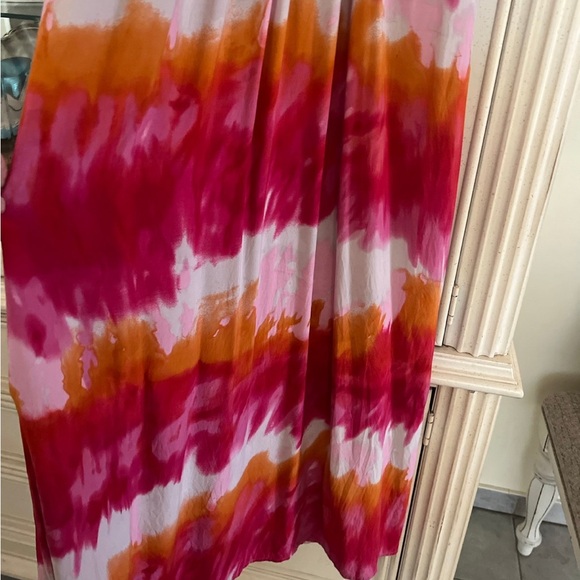 INC beach v-neck Maxi summer dress - Picture 14 of 15